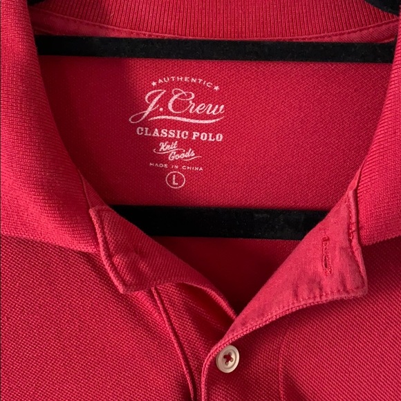 J. Crew red polo - Picture 2 of 2